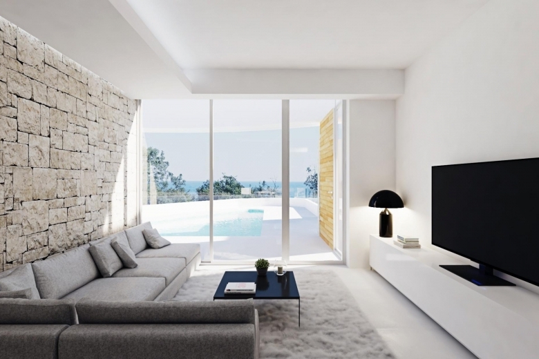 Villa de lujo en venta obra nueva en Mascarat Calpe