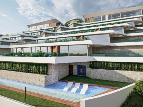 Ático en venta obra nueva con piscina Mascarat Calpe
