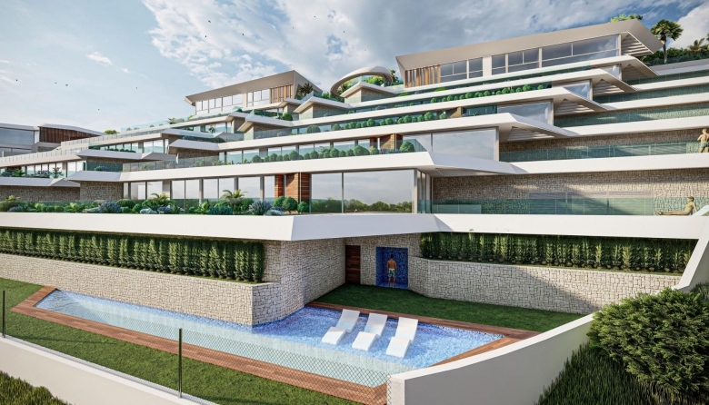 Ático en venta obra nueva con piscina Mascarat Calpe