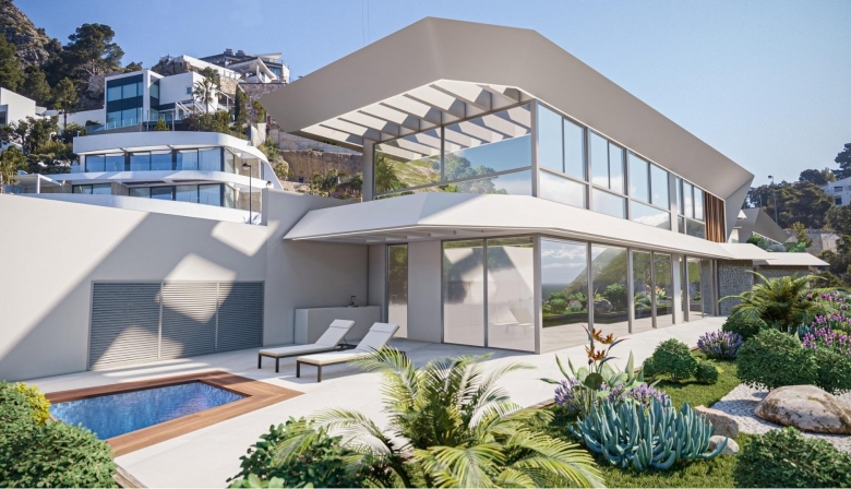 Ático en venta obra nueva con piscina Mascarat Calpe