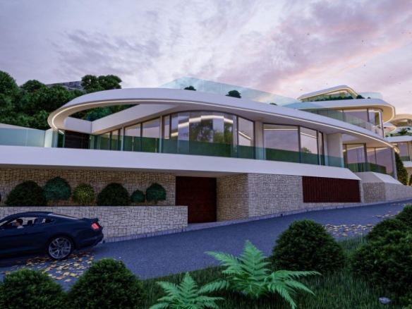 Ático en venta obra nueva con piscina Mascarat Calpe