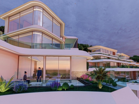 Ático en venta obra nueva con piscina Mascarat Calpe