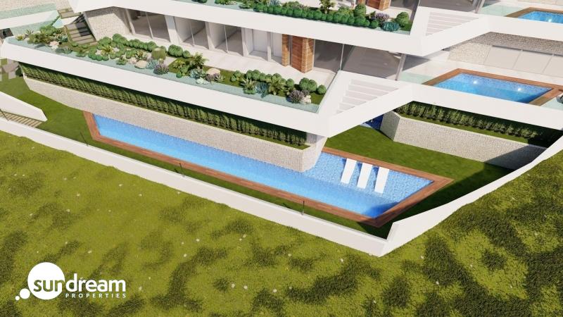 Ático en venta obra nueva con piscina Mascarat Calpe