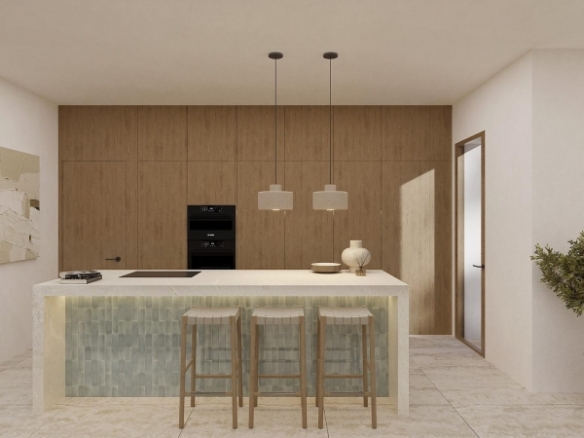 Villa en venta obra nueva y piscina La Fustera Benissa