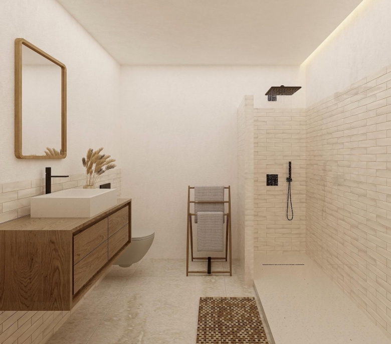 Villa en venta obra nueva y piscina La Fustera Benissa