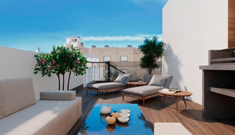 Ático en venta obra nueva en Playa del Cura Torrevieja