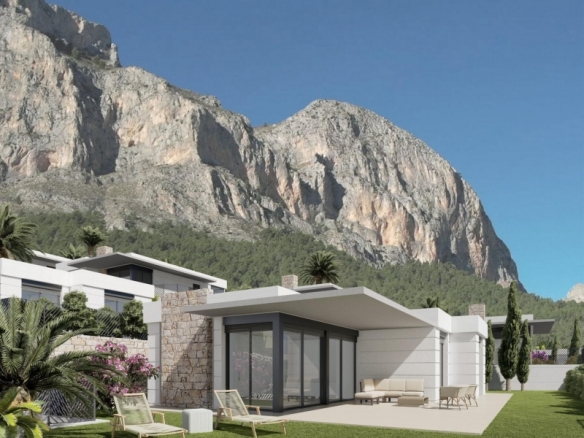 Chalet en venta obra nueva 4 habitaciones en Polop