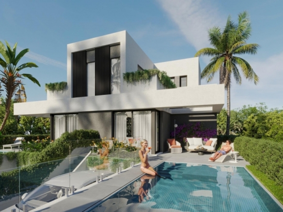 Villa en venta obra nueva en Sierra Cortina Finestrat