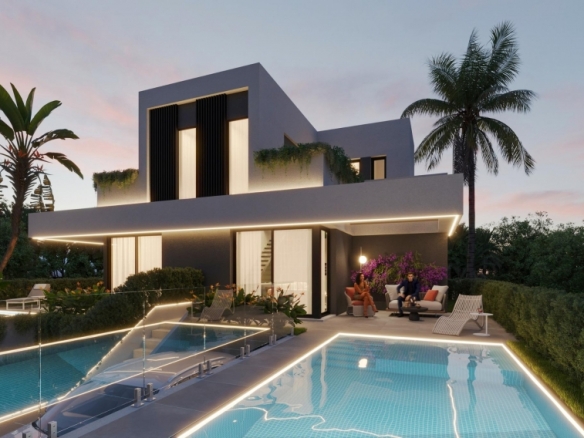 Villa en venta obra nueva en Sierra Cortina Finestrat