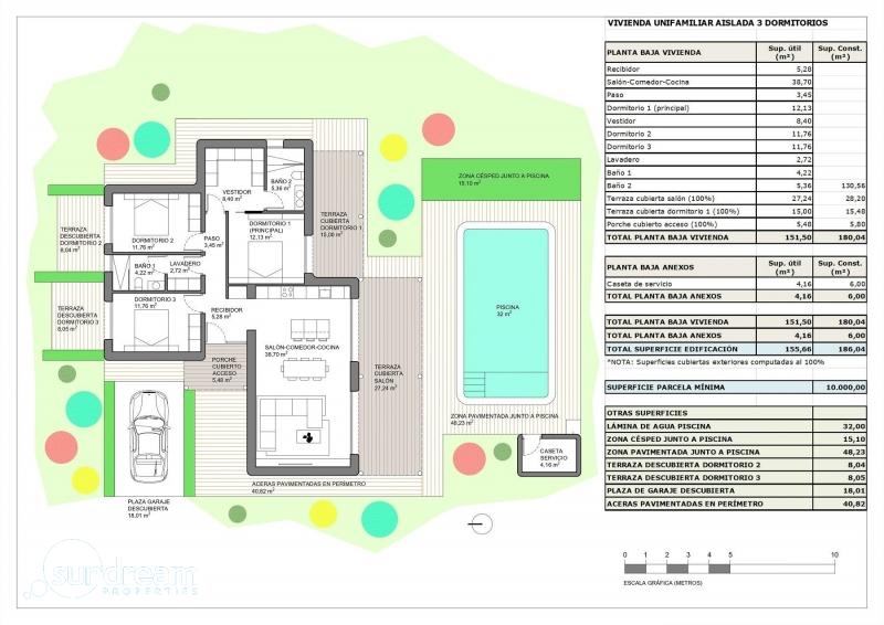 g_41752-16-7 Villa obra nueva en venta con piscina en Pinoso
