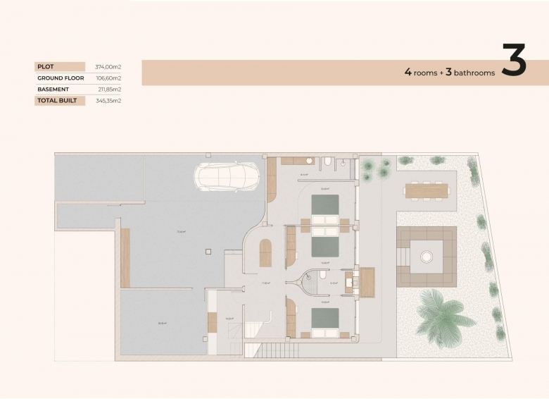 Villa nueva en venta con piscina La Finca Golf Algorfa