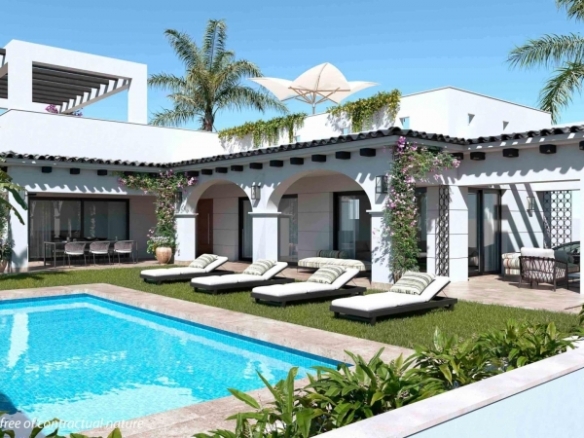 Villa en venta con piscina en Ciudad Quesada Rojales