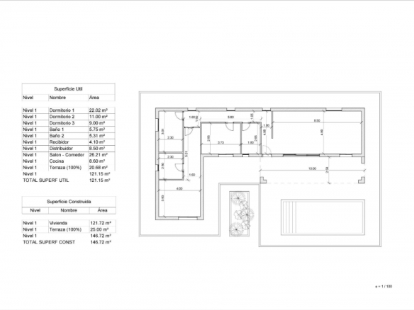 Villa en venta obra nueva con piscina en La Romana