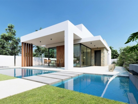 VILLA MODERNA DE NUEVA CONSTRUCCION EN SAN FULGENCIO(ALICANTE)