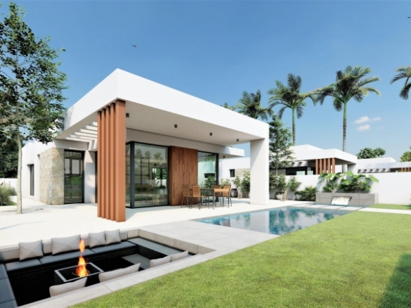 VILLA MODERNA DE NUEVA CONSTRUCCION EN SAN FULGENCIO(ALICANTE)