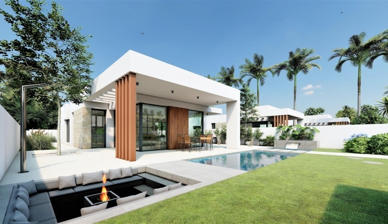 VILLA MODERNA DE NUEVA CONSTRUCCION EN SAN FULGENCIO(ALICANTE)