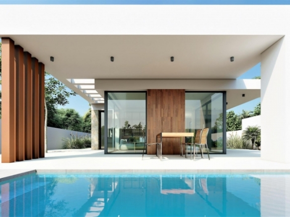 VILLA MODERNA DE NUEVA CONSTRUCCION EN SAN FULGENCIO(ALICANTE)