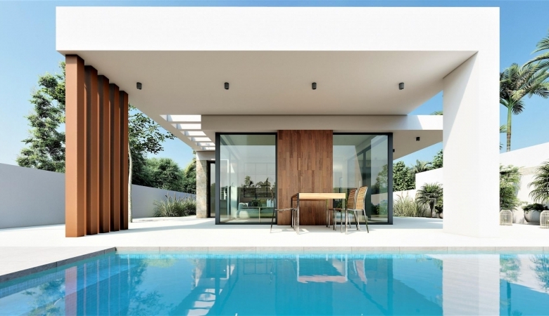 VILLA MODERNA DE NUEVA CONSTRUCCION EN SAN FULGENCIO(ALICANTE)
