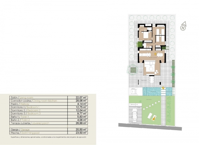 VILLA MODERNA DE NUEVA CONSTRUCCION EN SAN FULGENCIO(ALICANTE)