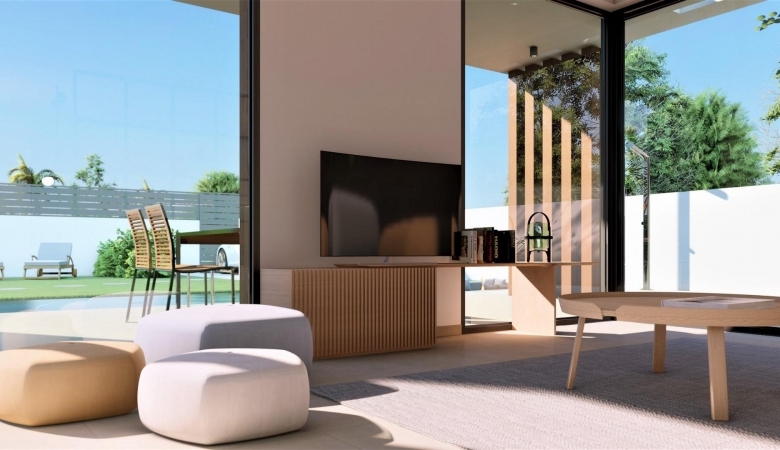 VILLA MODERNA DE NUEVA CONSTRUCCION EN SAN FULGENCIO(ALICANTE)