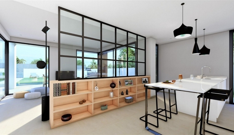 VILLA MODERNA DE NUEVA CONSTRUCCION EN SAN FULGENCIO(ALICANTE)