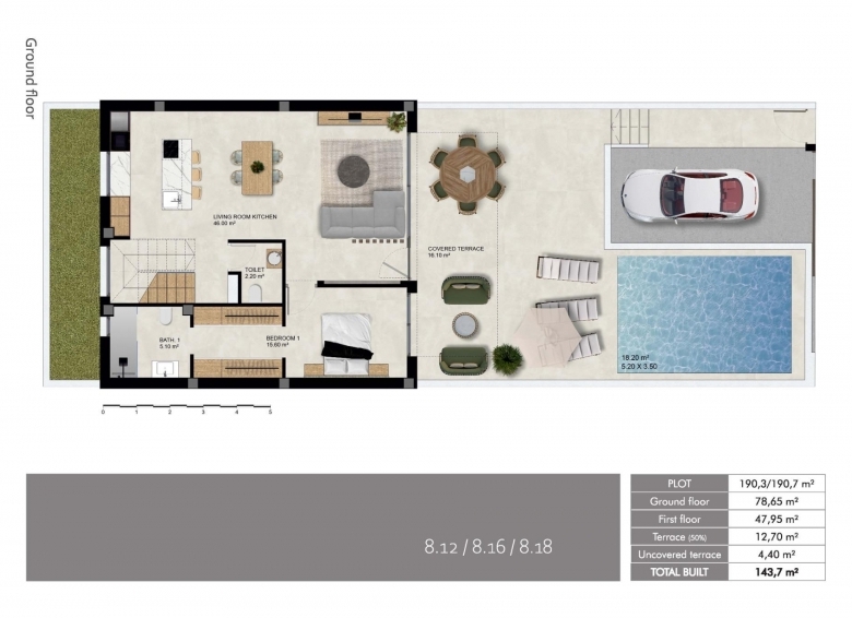 Villa modernas adosadas y pareadas a la venta en Dolores, Alicante