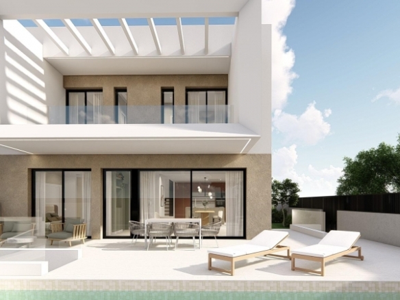 Villa modernas adosadas y pareadas a la venta en Dolores, Alicante