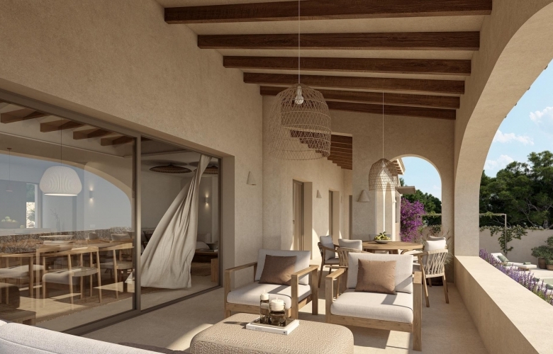 Villa en venta con piscina en La Fustera Benissa