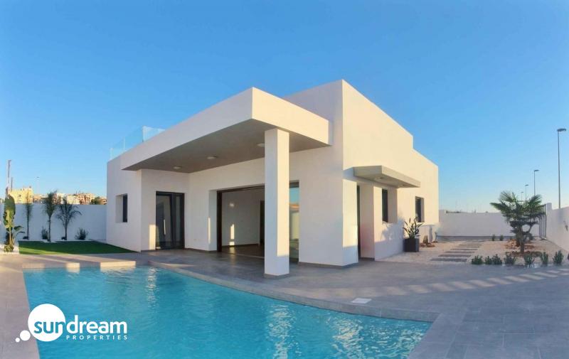g_42059-17-25 Villa de nueva construción con 3 dormitorios y piscina privada a la venta en Rafal(Alicante)