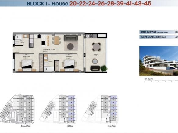 Piso en venta con piscina playa El Pinet La Marina