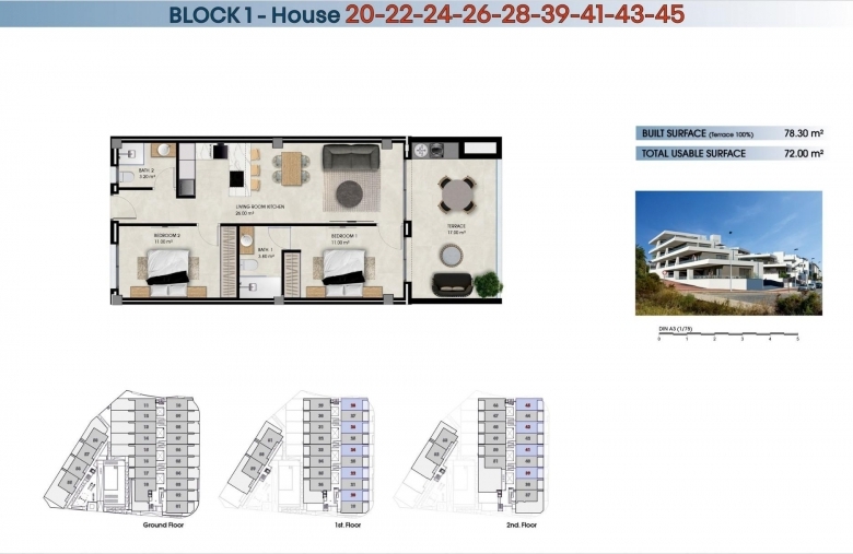 Piso en venta con piscina playa El Pinet La Marina