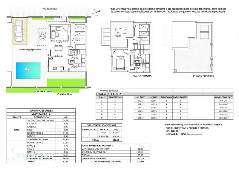 Villa en venta obra nueva con piscina Los Montesinos