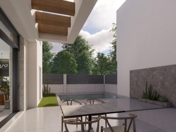Villa en venta obra nueva con piscina Los Montesinos