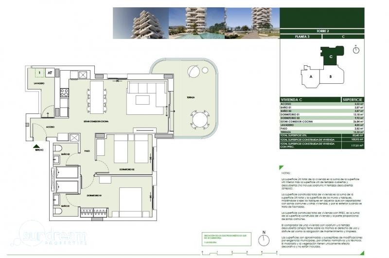 g_42098-9-37 Piso en venta 2 dormitorios con garaje en Calpe