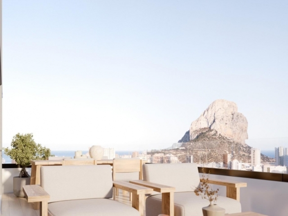 Piso en venta obra nueva Playa Cantal Roig Calpe