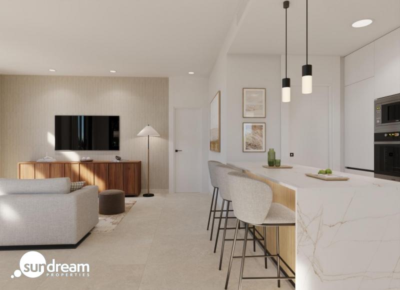 Villa en venta obra nueva con piscina Fuente del Alamo