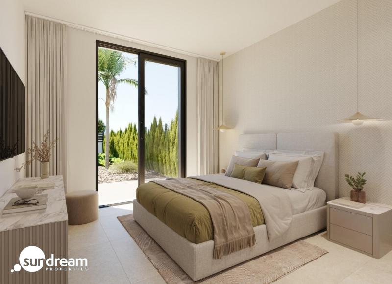 Villa en venta obra nueva con piscina Fuente del Alamo