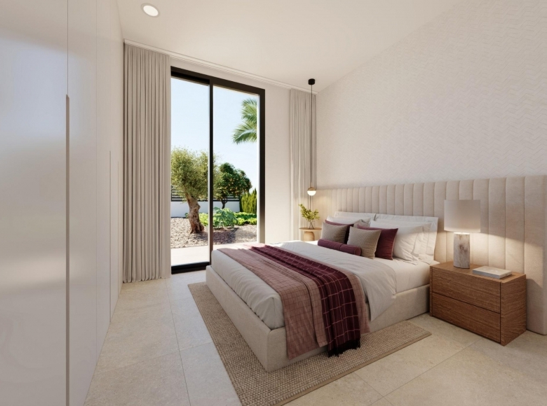 Villa en venta obra nueva con piscina Fuente del Alamo