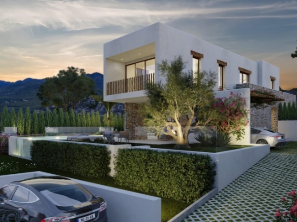 Villa de lujo con 4 dormitorios y vistas panorámicas a la venta en Las Laderas, Jávea