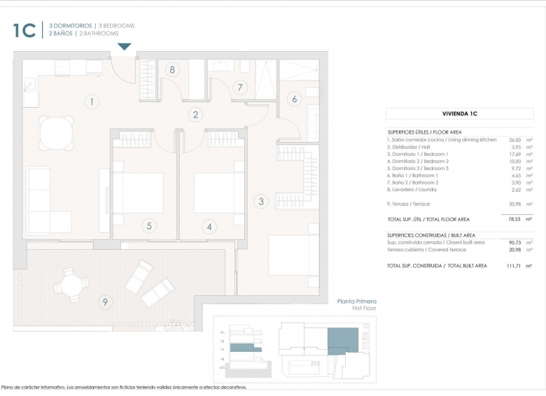 Apartamentos de nueva construcción en Benijófar con una ubicación céntrica