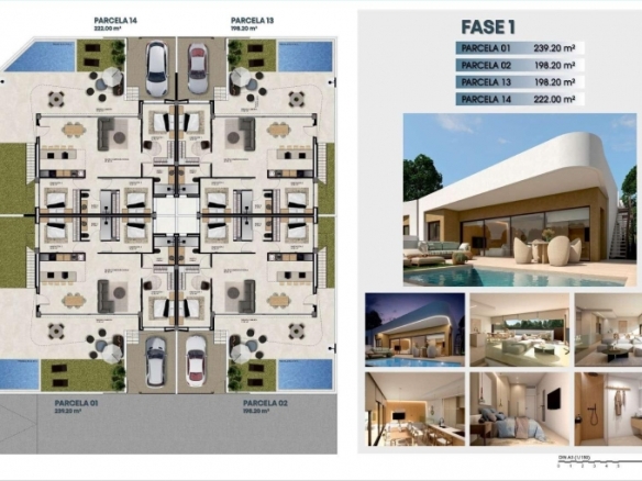 Villa en venta obra nueva con piscina en Dolores