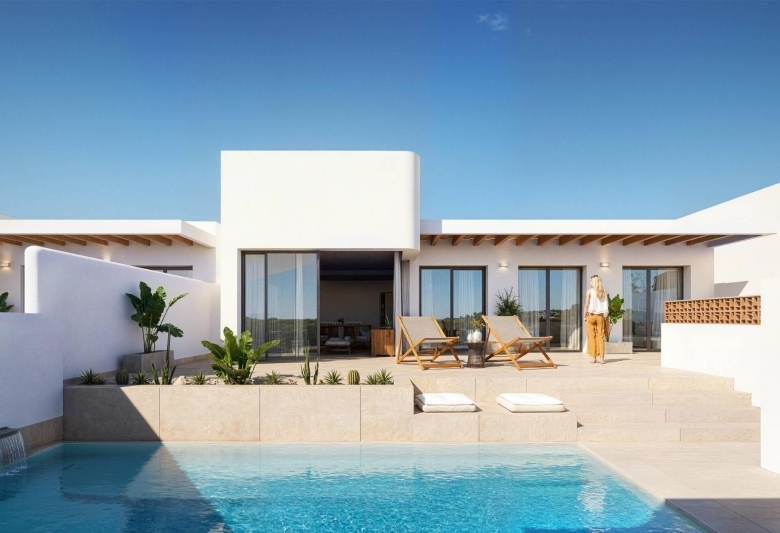 Villa en venta obra nueva con piscina en Dolores