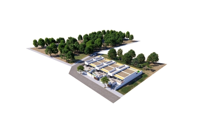 Villa en venta obra nueva con piscina en Dolores