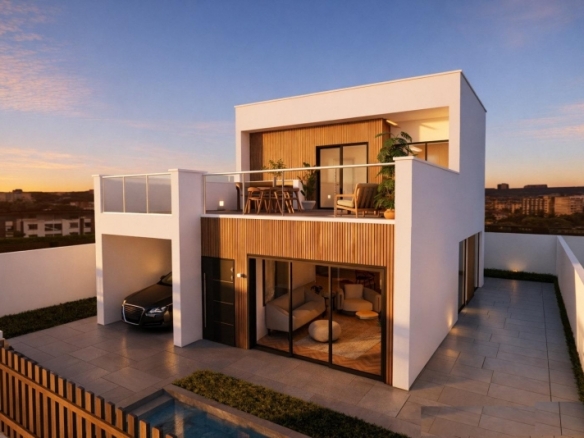 Villa en venta obra nueva con solárium Los Alcázares