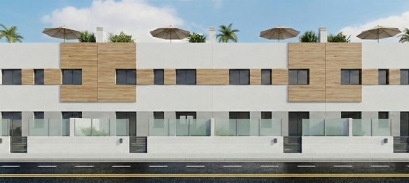 Bungalow en venta obra nueva con piscina San Javier