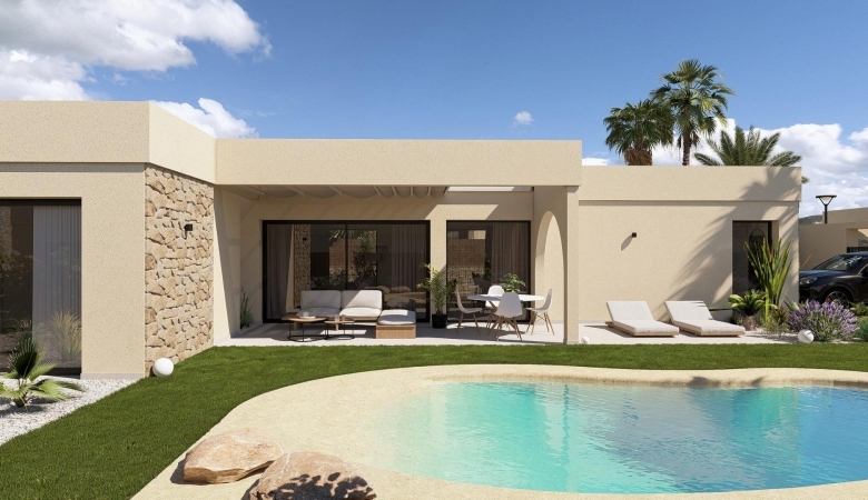Villa en venta obra nueva con piscina Baños y Mendigo