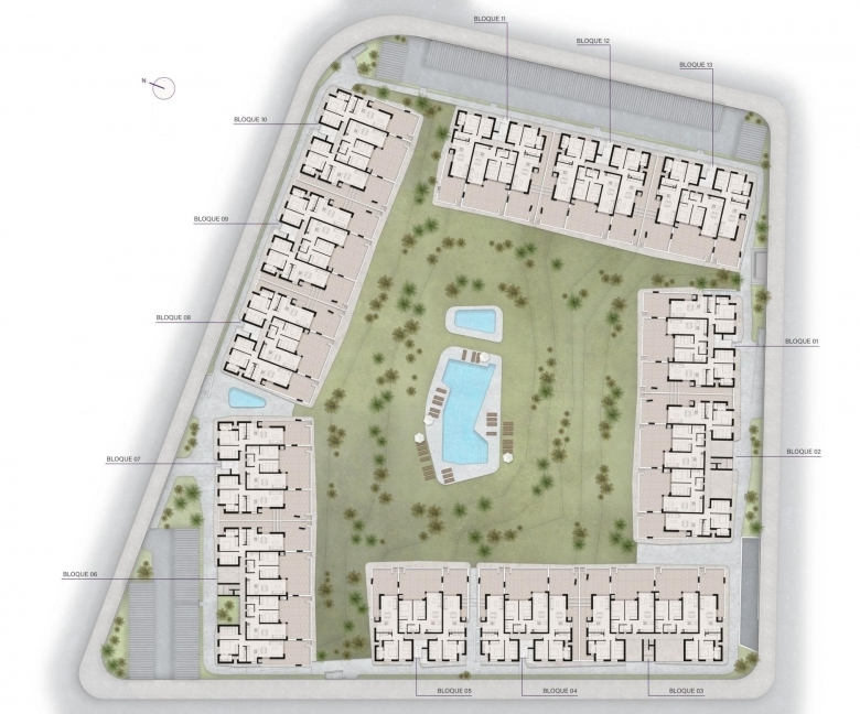 Bungalow de planta baja con 2 dormitorios a la venta en Lo Marabú, Ciudad Quesada