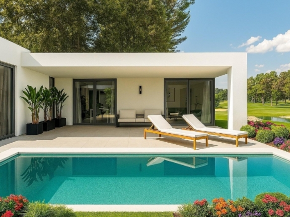 Villa de 3 dormitorios en una sola planta con piscina privada a la venta en Hondón de las Nieves(Alicante)