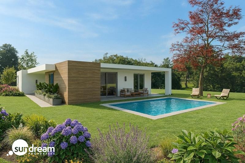 g_42400-10-1 Villa en una sola planta con 4 dormitorios y piscina privada a la venta en Monforte del Cid(Alicante)