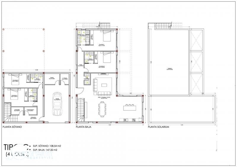 Villa exclusiva de una sola planta con 4 dormitorios y piscina privada en Finestrat.